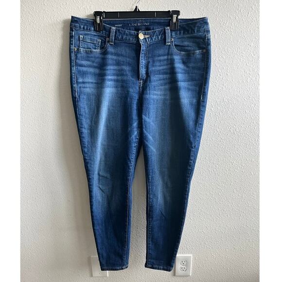 Lane Bryant High Rise Medium Wash Skinny Jeans Size 18 Style 1051722 - Picture 2 of 11